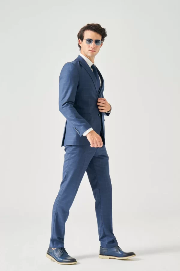 Blue Pants Coat online shopping 3 Piece Suit for Men
